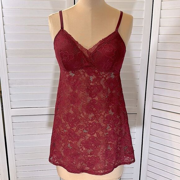 Auden Size Small Babydoll Lingerie Wirefree All Over Lace - Picture 2 of 14